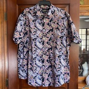 CREMIEUX SHORT SLEEVE BUTTON DOWN SIZE 2X